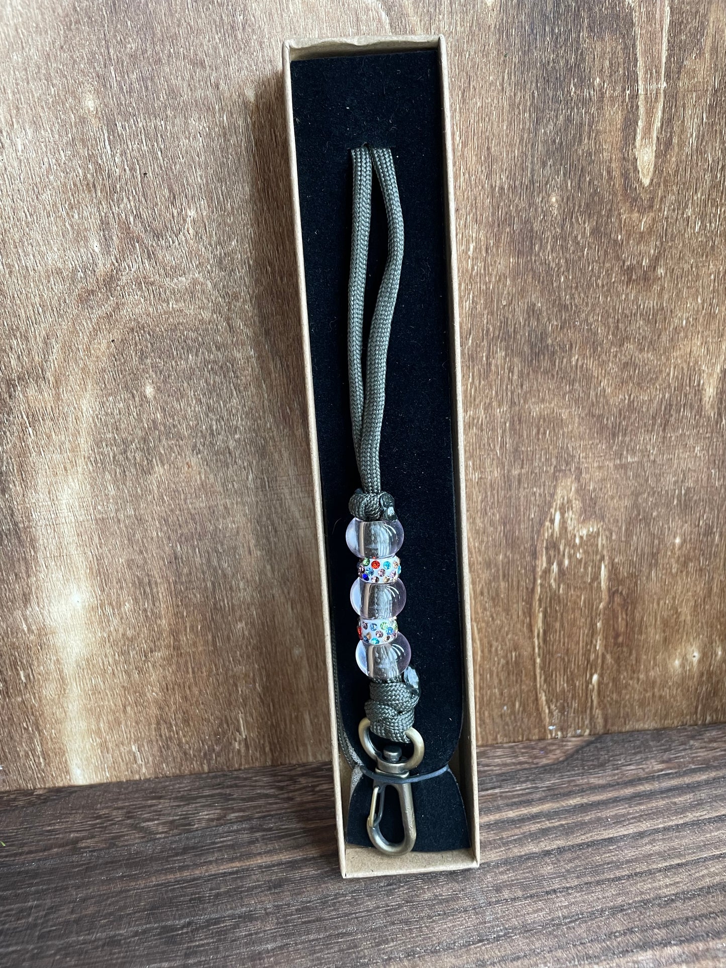 Beaded lanyard