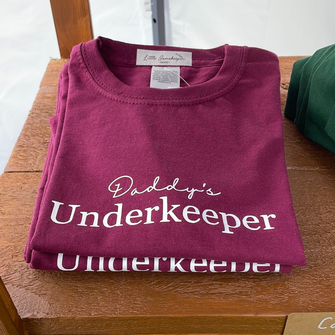 Daddy’s under keeper t-shirt