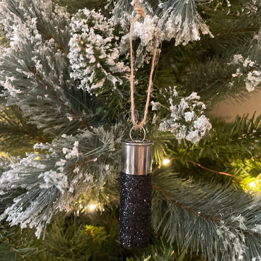 Cartridge glitter bauble