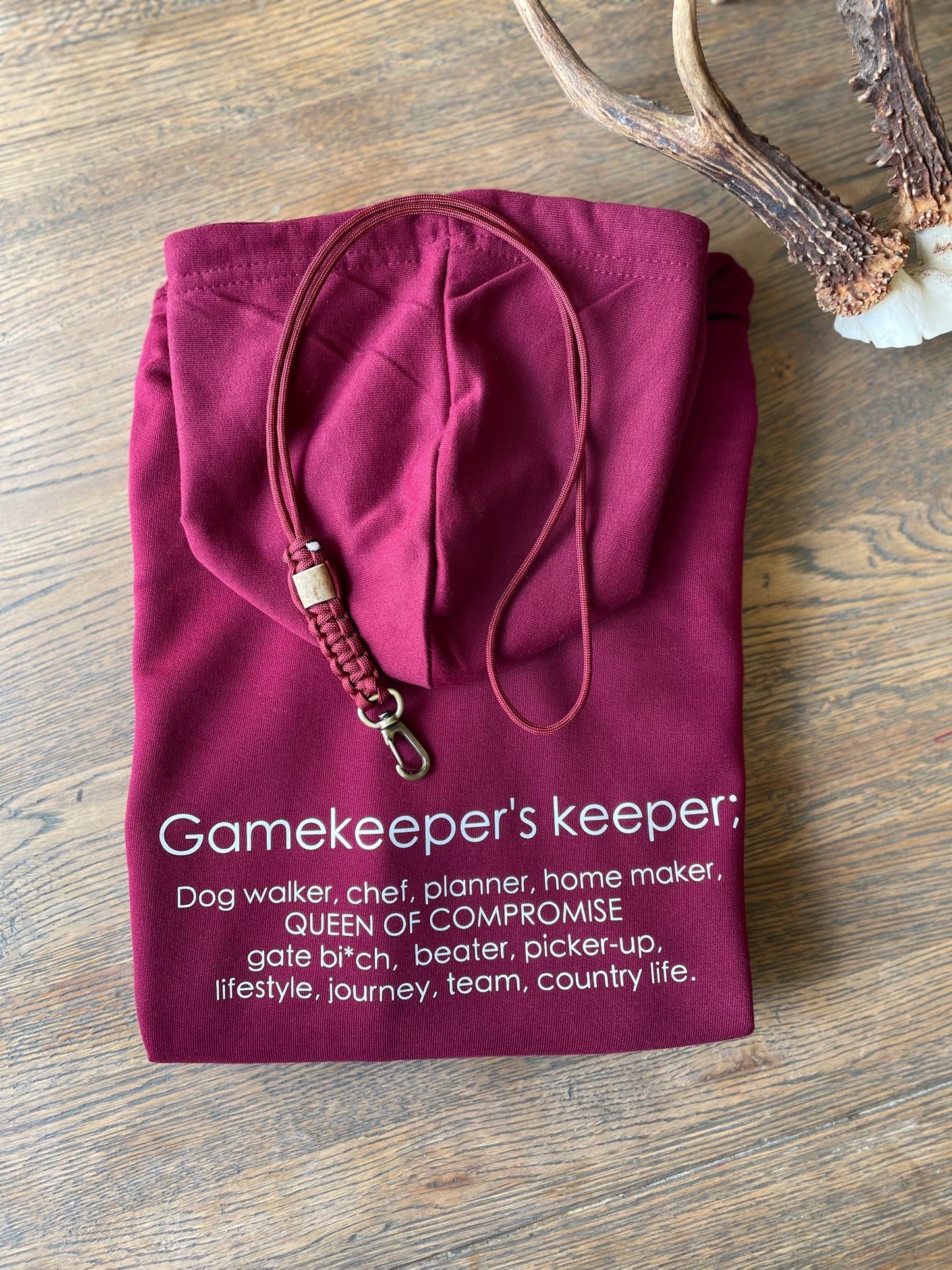 Gamekeeper's keeper hoodie